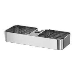BROGRUND - Shower shelf, chrome-plated, 25x4 cm