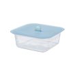 IKEA 365+ - Wadah makanan dengan penutup, segi empat plastik/silikon, 750 ml