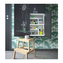 BEKVÄM - Step stool, aspen, 50 cm