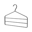 STRYKIS - Trouser hanger, black