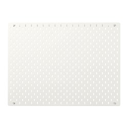 SKÅDIS - Papan berlubang, putih, 76x56 cm