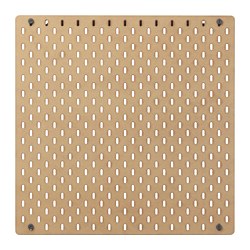 SKÅDIS - Papan berlubang, kayu, 56x56 cm