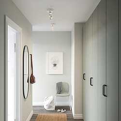 KRUSNATE - Ceiling spotlight with 4 spots, white