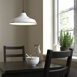 TRETTIOEN - Pendant lamp, white, 38 cm