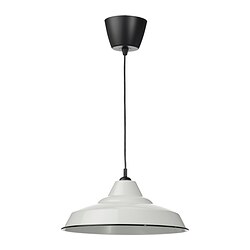 TRETTIOEN - Pendant lamp, white, 38 cm