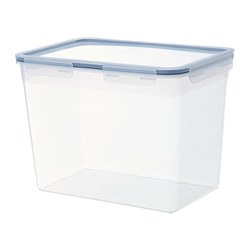 IKEA 365+ - Food container with lid, rectangular/plastic, 10.6 l