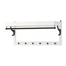 HEMNES - Rak topi, putih, 85 cm