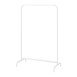 MULIG - Clothes rack, white, 99x152 cm