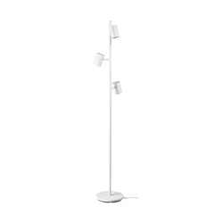 NYMÅNE - Floor lamp with 3-spot, white