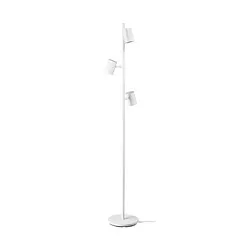 NYMÅNE - Lampu lantai dengan 3 tangkai lampu, putih