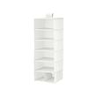 STUK - Storage with 7 compartments, white/grey, 30x30x90 cm