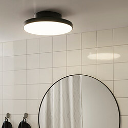 KABOMBA - LED ceiling lamp, matt/black, 36 cm