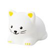 TÖVÄDER - Lampu tidur LED, kucing dioperasikan dengan baterai