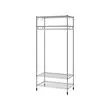 OMAR - shelving unit with clothes rail, galvanised, 92x50x201 cm | IKEA Indonesia - PE870617_S2