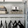 OMAR - shelving unit with clothes rail, galvanised, 92x50x201 cm | IKEA Indonesia - PE870619_S1