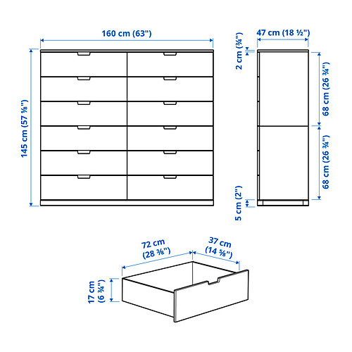 NORDLI Measurement Illustration