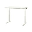 MITTZON - Desk sit/stand, electric white, 140x80 cm