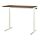 MITTZON - desk sit/stand, electric walnut veneer/white, 140x80 cm | IKEA Indonesia - PE909900_S1