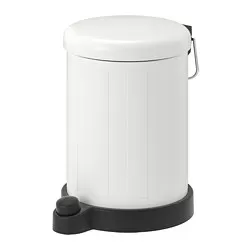 TOFTAN - Tempat sampah, putih, 4 l