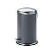 MJÖSA - Pedal bin, dark grey, 12 l