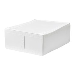SKUBB - Tempat penyimpanan , putih, 44x55x19 cm