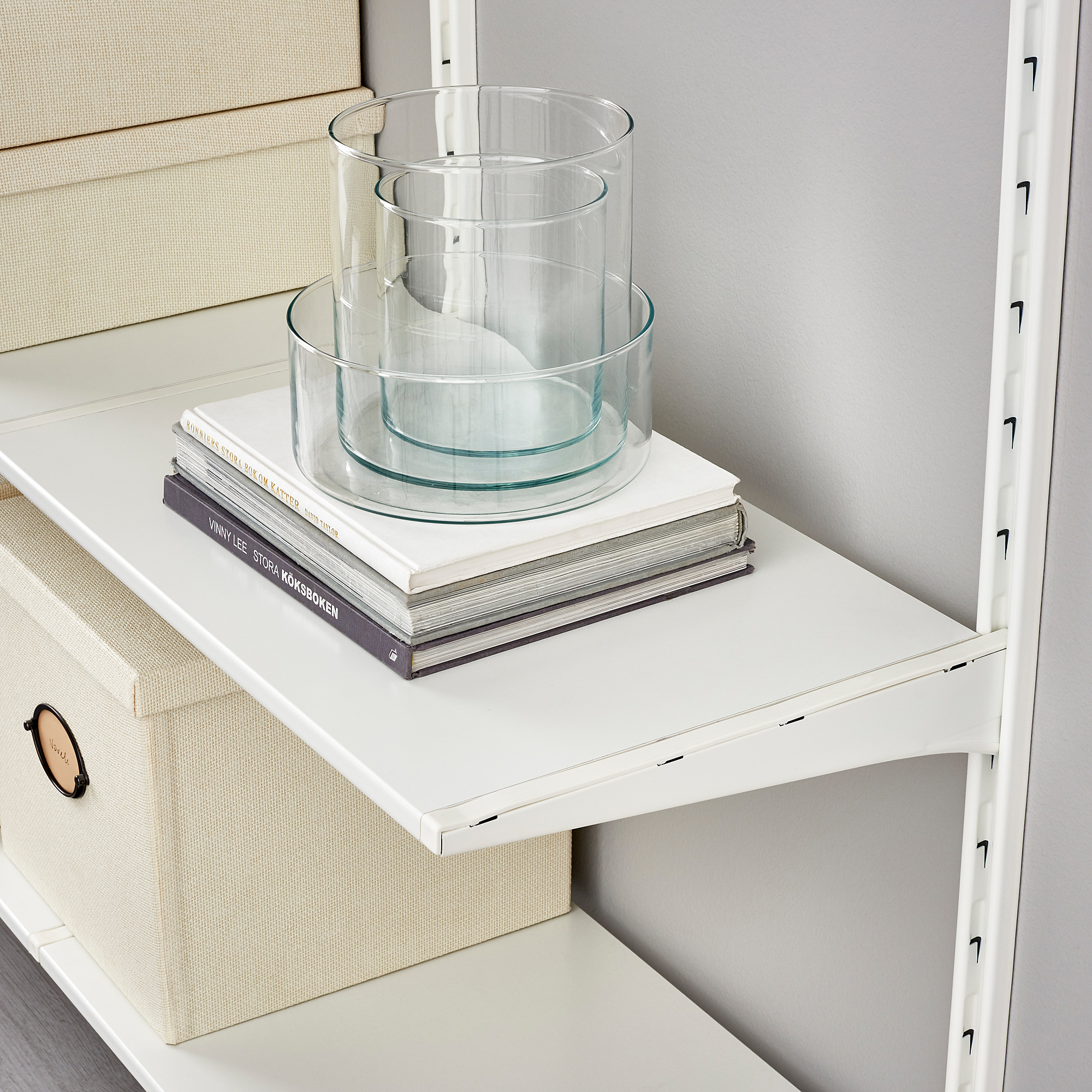 ALGOT wall upright/shelves, white | IKEA Indonesia