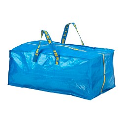 FRAKTA - Tas untuk troli, biru, 73x35x30 cm 76 l