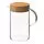 IKEA 365+ - pitcher dengan penutup, kaca bening/gabus, 1.5 l | IKEA Indonesia - PE728114_S1