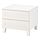 PLATSA - chest of 2 drawers, white/Sannidal white, 60x57x53 cm | IKEA Indonesia - PE870713_S1