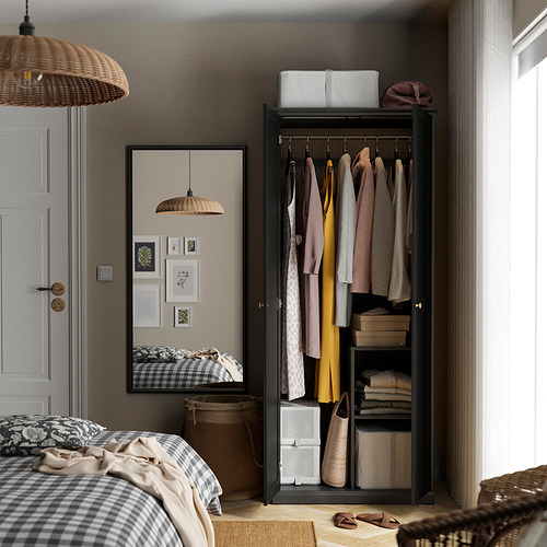 FÅGELFJÄLLET wardrobe with 2 doors