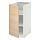 METOD - kabinet dasar dengan rak, putih/Askersund efek kayu ash terang, 40x60x80 cm | IKEA Indonesia - PE637706_S1