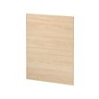 METOD - 2 fronts for dishwasher, Askersund light ash effect, 60 cm