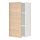 METOD - wall cabinet with shelves, white/Askersund light ash effect, 40x37x80 cm | IKEA Indonesia - PE637727_S1