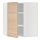METOD - corner wall cabinet with shelves, white/Askersund light ash effect, 68x37x80 cm | IKEA Indonesia - PE637809_S1