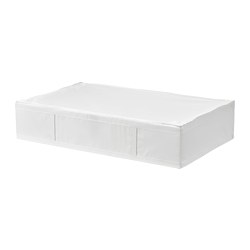 SKUBB - Tempat penyimpanan , putih, 93x55x19 cm