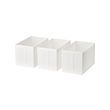 SKUBB - Box, white, 31x55x33 cm