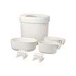 ÖNSKLIG - Stor baskets changing tbl set of 4, white