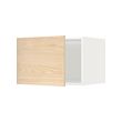 METOD - Top cabinet for fridge/freezer, white/Askersund light ash effect, 60x60x40 cm