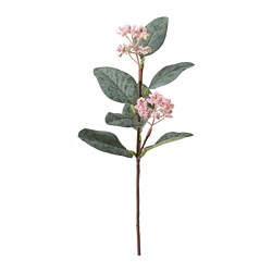 SMYCKA - Bunga tiruan, eucalyptus/merah muda, 30 cm