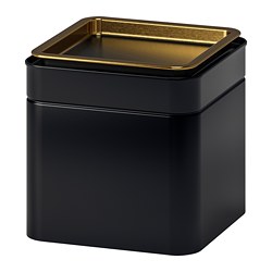 BLOMNING - Coffee/tea tin, 10x10x10 cm