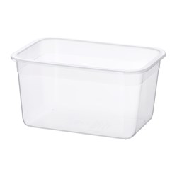 IKEA 365+ - Food container, rectangular/plastic, 2.0 l