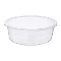 IKEA 365+ - Food container, round/plastic, 450 ml
