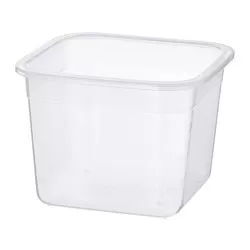IKEA 365+ - Food container, square/plastic, 1.4 l