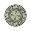 TUVIRIS - Place mat, grey-green/patterned plastic, 37 cm