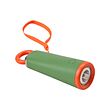 MAJBAGGE - Hand-powered LED torch, green/orange
