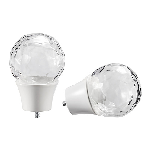 SOLBLOMMOSSA finials, 1 pair