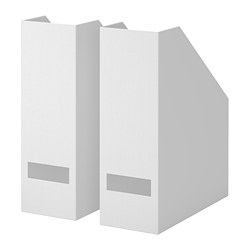 TJENA - Magazine file, white