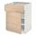 METOD/MAXIMERA - base cabinet with drawer/door, white/Askersund light ash effect, 60x60x80 cm | IKEA Indonesia - PE637913_S1
