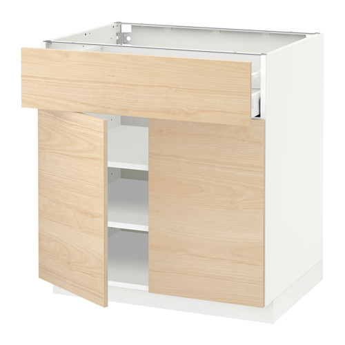 METOD/MAXIMERA kabinet dasar dengan laci/2 pintu