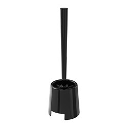 BOLMEN - Tempat dan sikat toilet, hitam